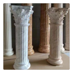 Marble stone roman pillar